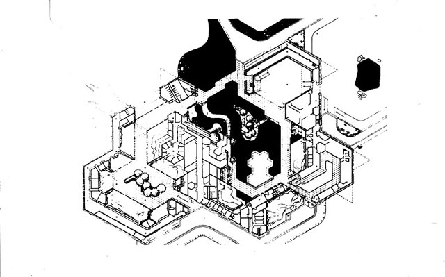 Plan of the original Doha Zoo, Qatar